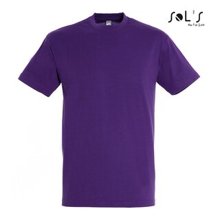 Imperial T-Shirt bedrucken Dark Purple XXL Sol´S