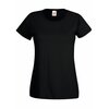 Valueweight  Lady fit T-shirt Girlie Schwarz S Fruit of the Loom