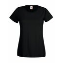 Valueweight  Lady fit T-shirt Girlie Schwarz XL Fruit of...