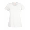 Valueweight  Lady fit T-shirt Girlie Wei XS Fruit of the Loom