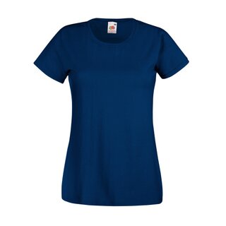 Valueweight  Lady fit T-shirt Girlie Navy XS Fruit of the Loom