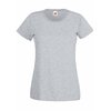 Valueweight  Lady fit T-shirt Girlie Heather grey S Fruit of the Loom