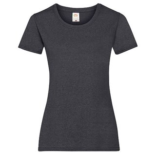 Valueweight  Lady fit T-shirt Girlie Dark Heather grey XS Fruit of the Loom
