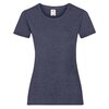 Valueweight  Lady fit T-shirt Girlie Vintage Heather Navy XS Fruit of the Loom
