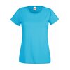 Valueweight  Lady fit T-shirt Girlie Azure Blue XS Fruit of the Loom