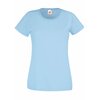 Valueweight  Lady fit T-shirt Girlie Sky Blue XS Fruit of the Loom