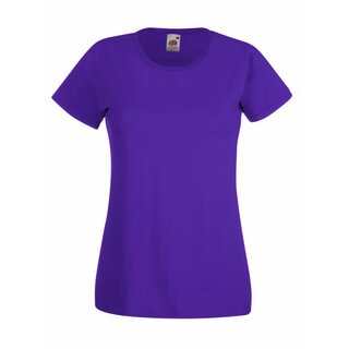 Valueweight  Lady fit T-shirt Girlie Purple XS Fruit of the Loom