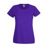 Valueweight  Lady fit T-shirt Girlie Purple S Fruit of the Loom