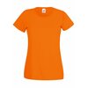 Valueweight  Lady fit T-shirt Girlie Orange XS Fruit of the Loom