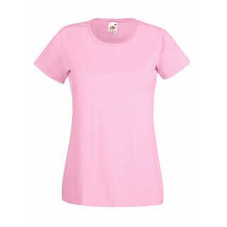 Valueweight  Lady fit T-shirt Girlie Light Pink S Fruit of the Loom