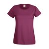Valueweight  Lady fit T-shirt Girlie Burgundy XS Fruit of the Loom