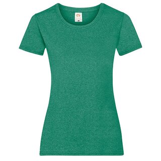 Valueweight  Lady fit T-shirt Girlie Retro Heather Green XS Fruit of the Loom