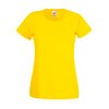 Valueweight  Lady fit T-shirt Girlie Yellow XS Fruit of the Loom