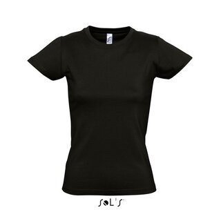 Imperial Women T-Shirt bedrucken Schwarz XL Sol´S