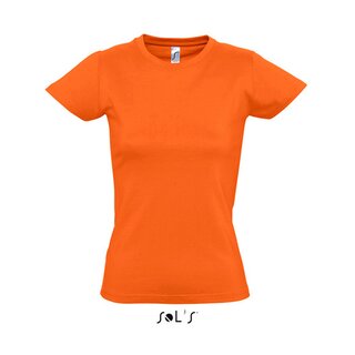 Imperial Women T-Shirt bedrucken Orange XL Sol´S