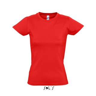 Imperial Women T-Shirt bedrucken Red M Sol´S