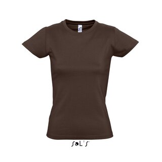 Imperial Women T-Shirt bedrucken Chocolate XL Sol´S