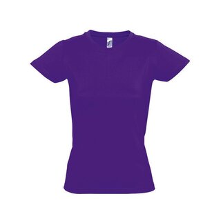 Imperial Women T-Shirt bedrucken Dark Purple S Sol´S