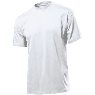 Classic T-Shirt bedrucken Weiß Small Stedman