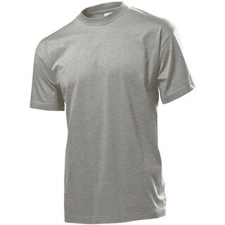 Classic T-Shirt bedrucken Grey heather Medium Stedman