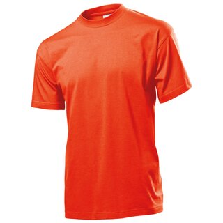 Classic T-Shirt bedrucken Brilliant orange Small Stedman