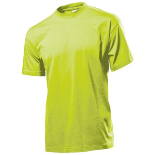 Classic T-Shirt bedrucken Bright lime Small Stedman