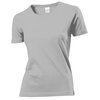 Classic T-Shirt bedrucken Women Soft grey Small Stedman