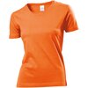 Classic T-Shirt bedrucken Women Orange Small Stedman