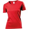 Classic T-Shirt bedrucken Women Scarlet red Small Stedman