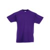 Kids Valueweight T-Shirt bedrucken Purple 104 Fruit of the Loom