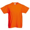 Kids Valueweight T-Shirt bedrucken Orange 128 Fruit of the Loom