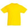 Kids Valueweight T-Shirt bedrucken Yellow 140 Fruit of the Loom