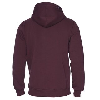 Premium Heavy Zipped Hoodie  Burgund Rot S