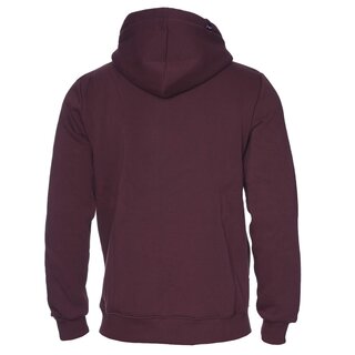 Premium Heavy Zipped Hoodie  Burgund Rot M