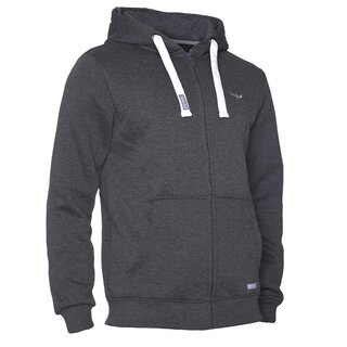 Premium Heavy Zipped Hoodie  Dark Heather M