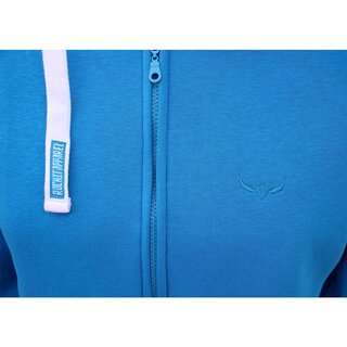 Premium Heavy Zipped Hoodie  Royal Blue S