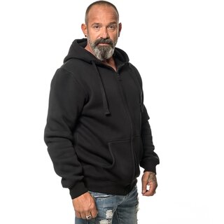 Premium Heavy Zipped Hoodie  Smokey Grey XXL