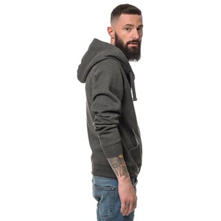 Apparel Heavy Zipped Hoodie bedrucken S Dark heather Grau ROCK-IT