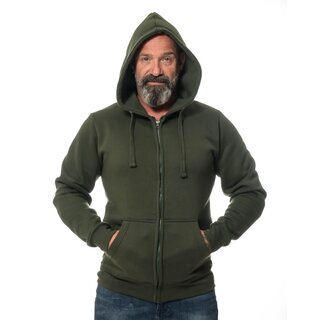 Apparel Heavy Zipped Hoodie bedrucken XL Enamel Grn ROCK-IT