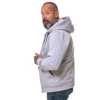 Apparel Heavy Zipped Hoodie bedrucken 3XL Heather Grau ROCK-IT