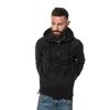 Heavy zipped Hoodie bedrucken slim fit L Schwarz ROCK-IT