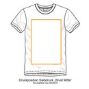 T-shirt  Hoodie Siebdruck Brust Mitte 100-199 Stck 5 Farben