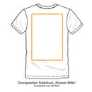 T-shirt  Hoodie Siebdruck Rücken Mitte 50-74 Stück 1 Farbe