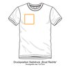 T-shirt  Hoodie Siebdruck Brust Rechts 50-74 Stck 1 Farbe