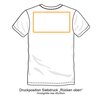 T-shirt  Hoodie Siebdruck Rcken oben 500-749 Stck 2 Farben