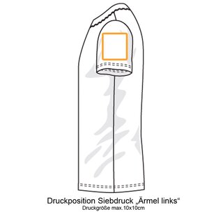 T-shirt  Hoodie Siebdruck rmel links 7500-10000 Stck 11 Farben