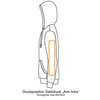 T-shirt  Hoodie Siebdruck Arm links 2000-2999 Stck 9 Farben
